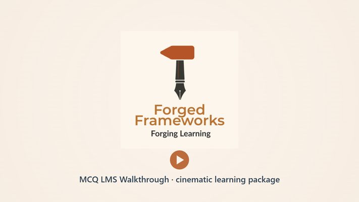 Preview of a branded walkthrough player made with the Cinematic Package Designer